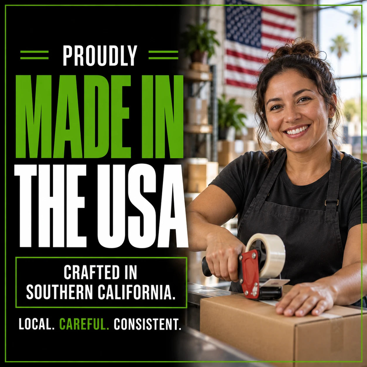 All of our energy products are manufactured, packaged and shipped from our Southern California Facility.