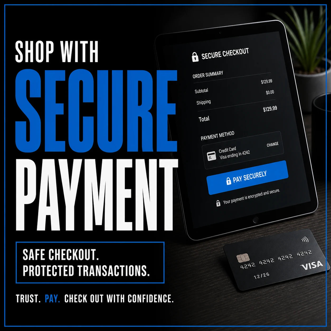 Our systems are fully updated with the latest technologies to ensure your transaction is safe and secure