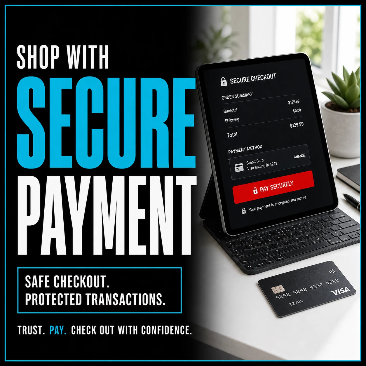 Our systems are fully updated with the latest technologies to ensure your transaction is safe and secure