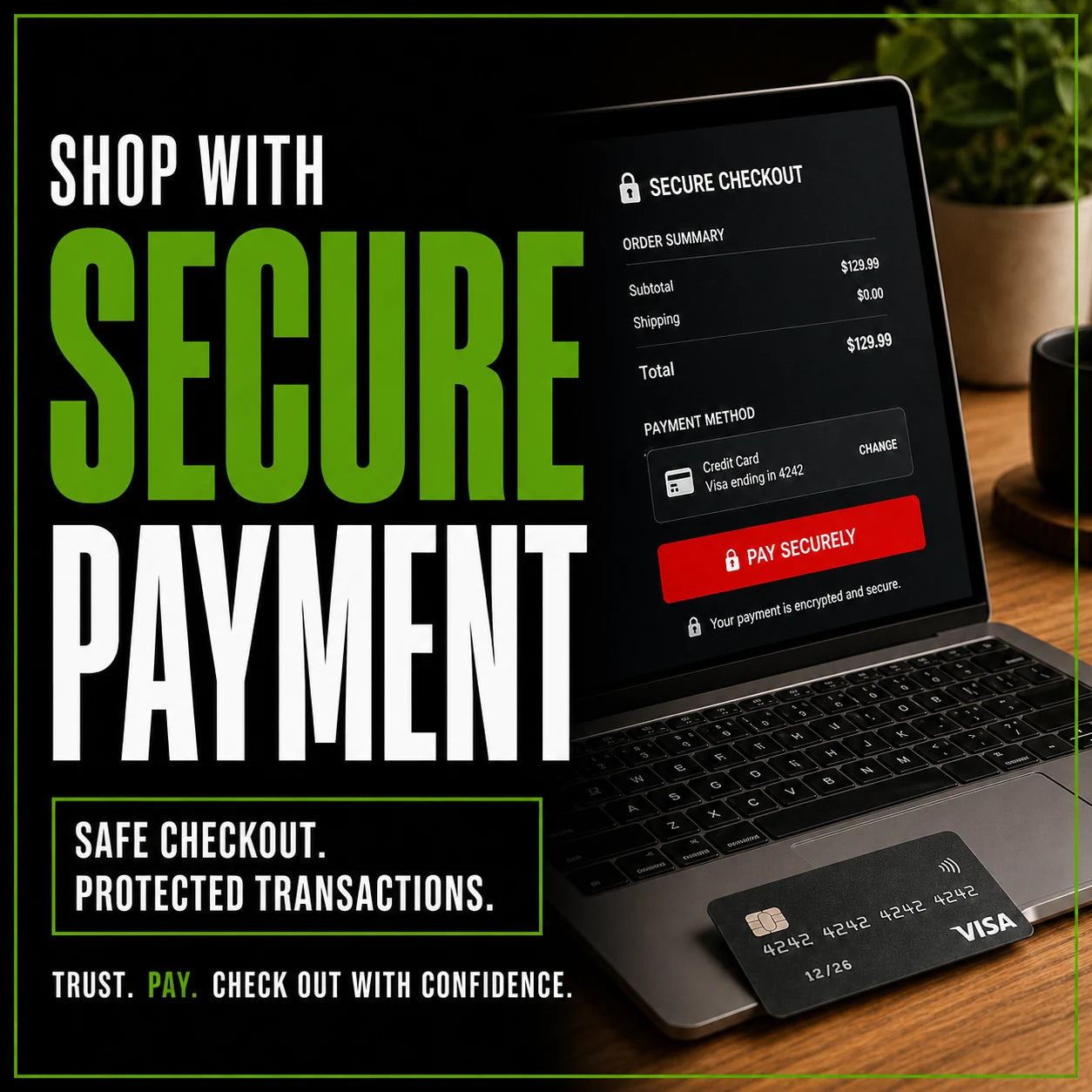 Our systems are fully updated with the latest technologies to ensure your transaction is safe and secure